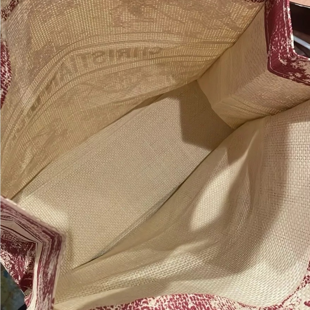 CHRISTIAN DIOR Straw Dioriviera Tote - Picture 5 of 5